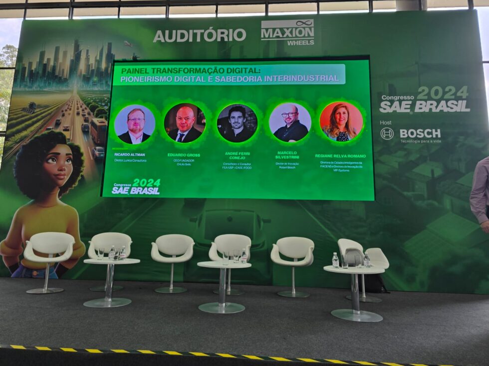 Regiane Relva participa do Painel Transformação Digital do Congresso 2024 SAE Brasil 